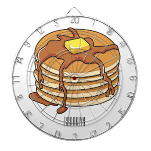 Pancake Cartoon Dartscheibe