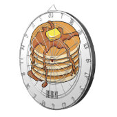 Pancake Cartoon Dartscheibe (Vorderseite rechts)