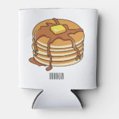 Pancake Cartoon Dosenkühler (Vorderseite)