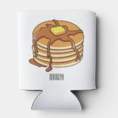 Pancake Cartoon Dosenkühler (Rückseite)