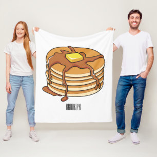 Pancake Cartoon Fleecedecke