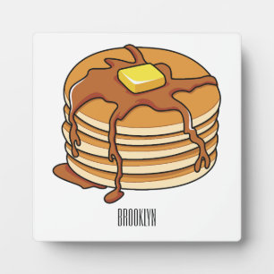 Pancake Cartoon Fotoplatte