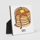 Pancake Cartoon Fotoplatte (Vorderseite)