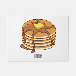 Pancake Cartoon Fußmatte