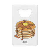 Pancake Cartoon Geldbeutel Flaschenöffner (Rückseite)