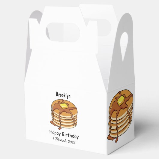 Pancake Cartoon Geschenkschachtel (Geöffnet)