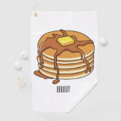 Pancake Cartoon Golfhandtuch (Insitu)
