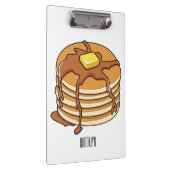 Pancake Cartoon Klemmbrett (Rechts)
