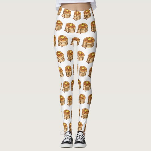 Pancake Cartoon Leggings (Vorderseite)