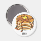 Pancake Cartoon Magnet (Vorderseite/Rückseite)