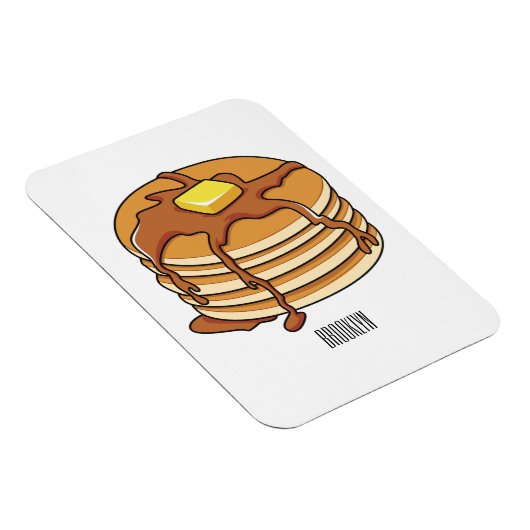 Pancake Cartoon Magnet (Rechte Seite)