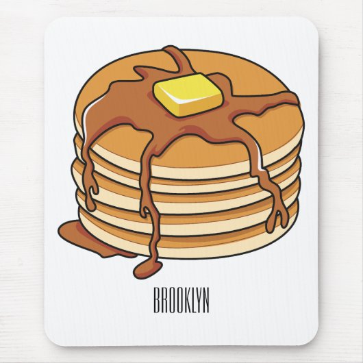 Pancake Cartoon Mousepad (Vorne)