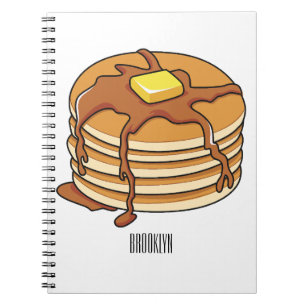 Pancake Cartoon Notizblock