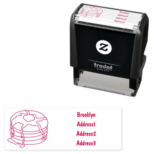 Pancake Cartoon Permastempel (Beispiel)