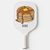 Pancake Cartoon Pickleball Schläger (Rückseite)