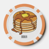 Pancake Cartoon Pokerchips (Rückseite)