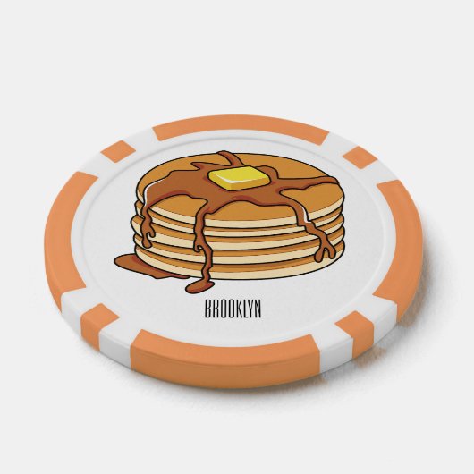 Pancake Cartoon Pokerchips (Einzeln)