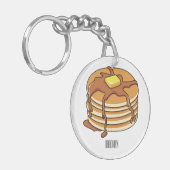 Pancake Cartoon Schlüsselanhänger (Vorderseite links)