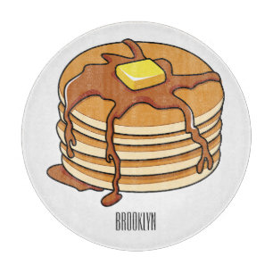 Pancake Cartoon Schneidebrett