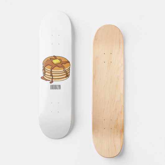 Pancake Cartoon Skateboard (Vorderseite)