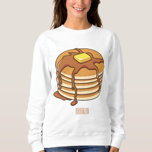 Pancake Cartoon Sweatshirt (Vorderseite)