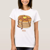 Pancake Cartoon T-Shirt (Vorderseite)