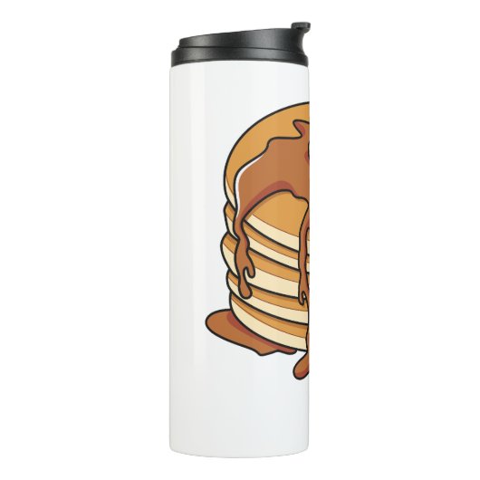 Pancake Cartoon Thermosbecher (Nach links gedreht)