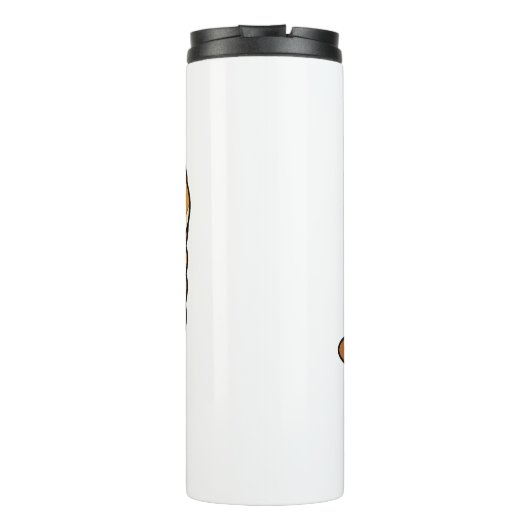 Pancake Cartoon Thermosbecher (Rückseite)