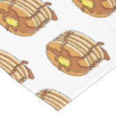 Pancake Cartoon Tischdecke (Schrägansicht)