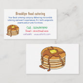 Pancake Cartoon Visitenkarte (Vorne/Hinten)