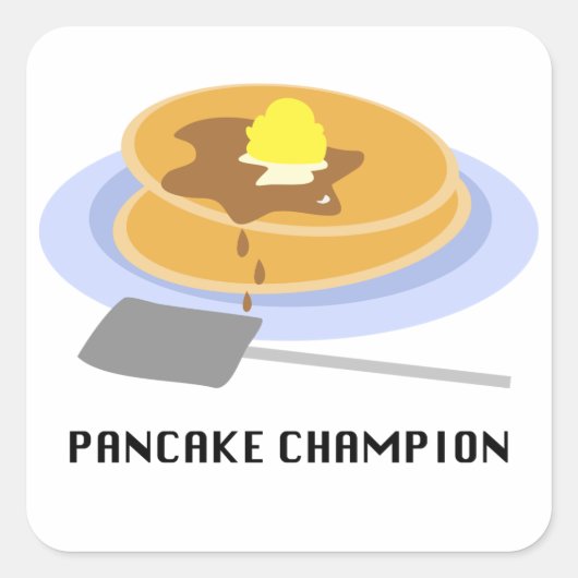 Pancake Champion Stickers (Vorderseite)