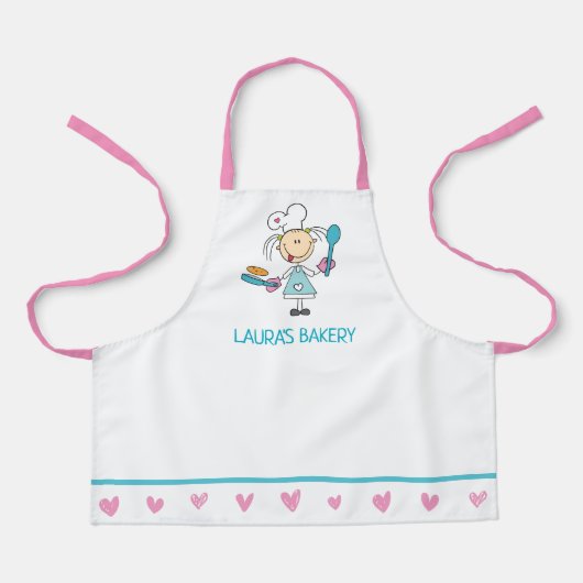 Pancake Chef Kids Apron Schürze (Vorderseite)