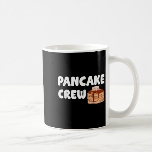 Pancake Crew Funny Pancake Lover Pancake Christmas Kaffeetasse (Rechts)