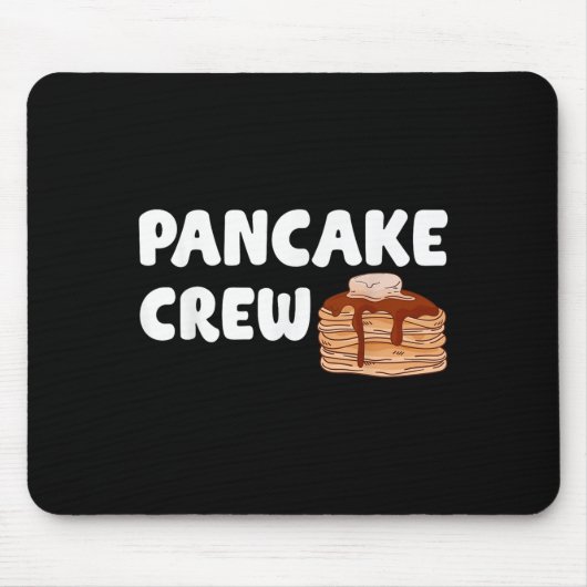Pancake Crew Funny Pancake Lover Pancake Christmas Mousepad (Vorne)