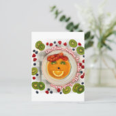 PANCAKE FACE DIETITISCH POSTKARTE (Stehend Vorderseite)