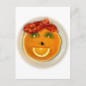 PANCAKE FACE DIETITISCH POSTKARTE (Vorderseite)