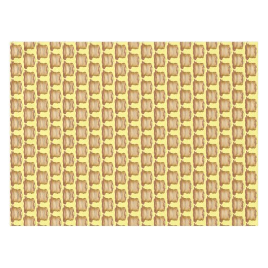 Pancake Flapjacks Johnnycakes Sirup Frühstück Küch Tischdecke (Vorderseite (Horizontal))