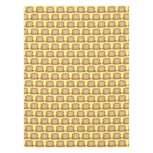 Pancake Flapjacks Johnnycakes Sirup Frühstück Küch Tischdecke (Vorderseite)