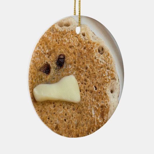 Pancake Foto Ceramic Ornament (Rechts)