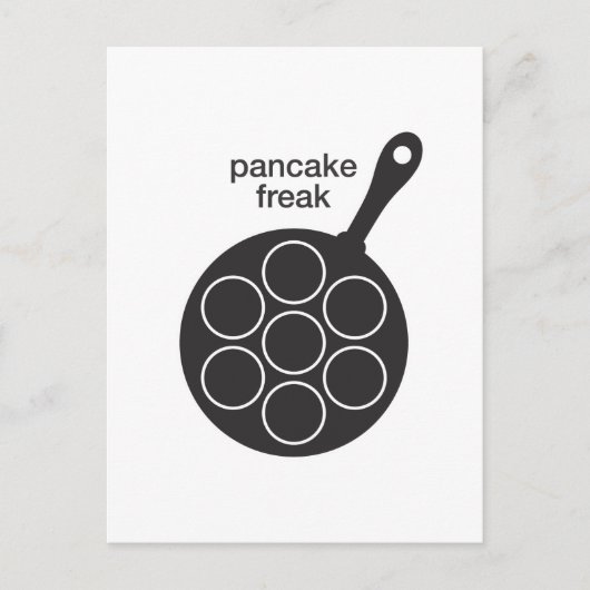 Pancake Freak Postcard Postkarte (Vorderseite)