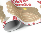 Pancake-Frühstück Geschenkpapier (Rolleneckpunkt)