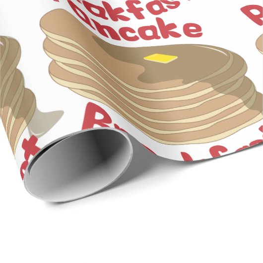 Pancake-Frühstück Geschenkpapier (Rolleneckpunkt)