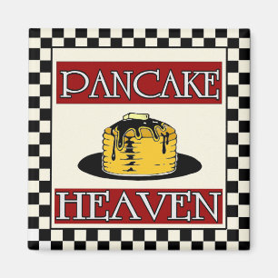 Pancake Heaven-Zeichen Vintag Magnet