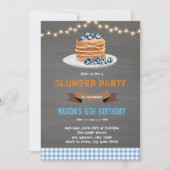 Pancake-Junge zum Geburtstag Einladung (Vorderseite)