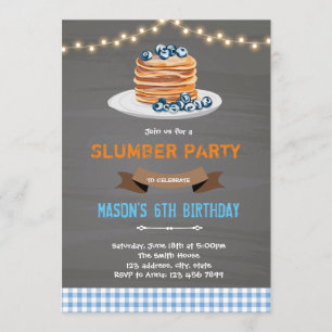 Pancake-Junge zum Geburtstag Einladung