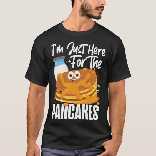 Pancake Kinder bin ich nur hier für die Pfannkuche T-Shirt (Vorderseite)