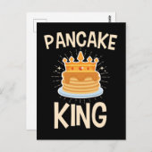 Pancake King Postkarte (Vorne/Hinten)