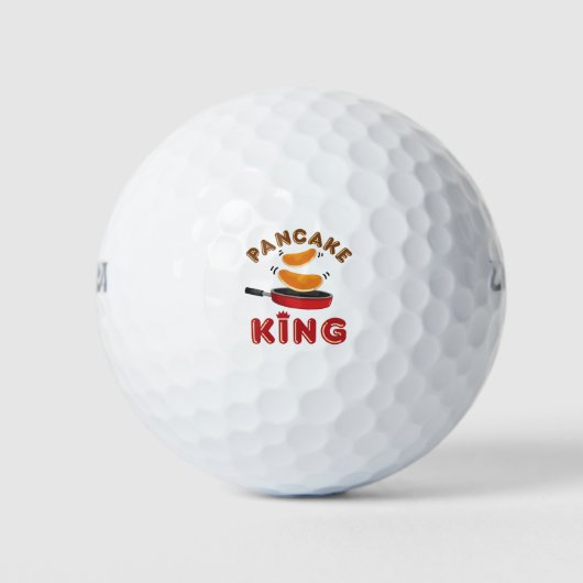 Pancake King Samstag Morgen Pancakes Golfball (Vorderseite)