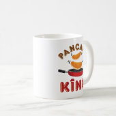 Pancake King Samstag Morgen Pancakes Kaffeetasse (VorderseiteRechts)