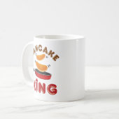 Pancake King Samstag Morgen Pancakes Kaffeetasse (Vorderseite Links)